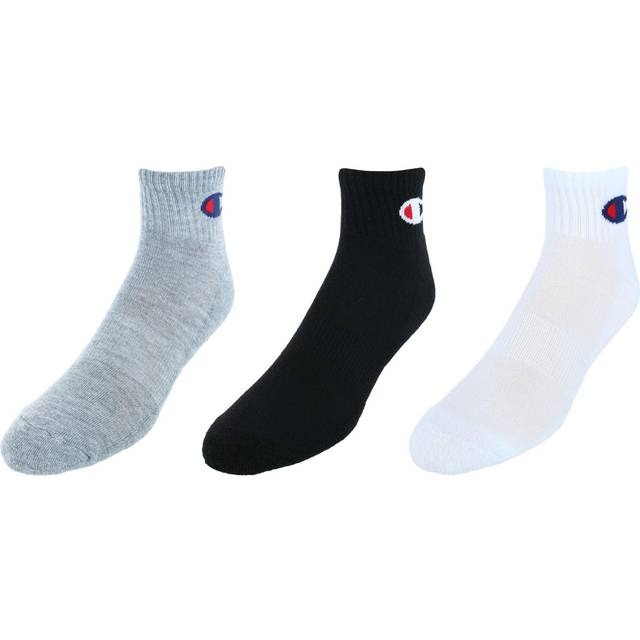 Champion Casual strumpa för män, White Ankle C, M