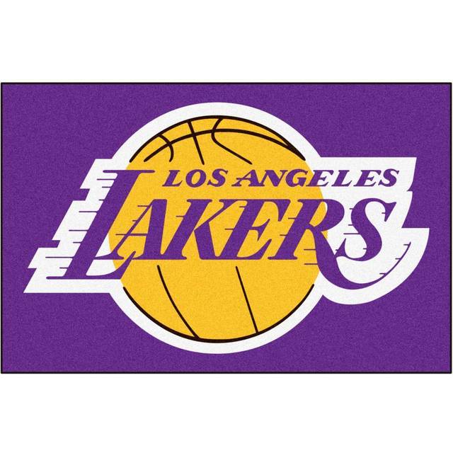 "FANMATS - 11911 NBA Los Angeles Lakers Nylon Face Starter Rug 19""""""""x30"""""""""