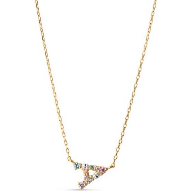 ENAMEL Copenhagen My Name A-Z Necklace - Gold/Multicolour