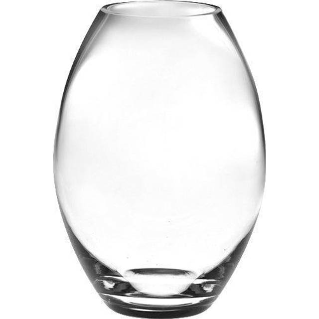 Majestic Gifts T-750-8 Classic clear 7.75 in. High Quality Glass Thick Barrel Vase