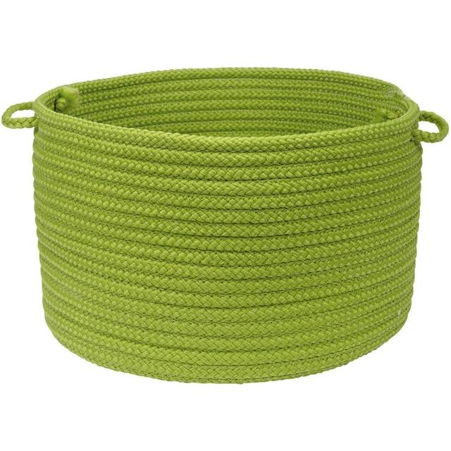 "Simply Home Solid Basket - Bright Green 14""""x14""""x10"""""