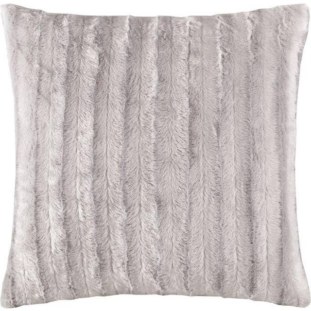 Madison Park Duke Luxury Faux Fur Square Throw Pillow Premium Soft Coz