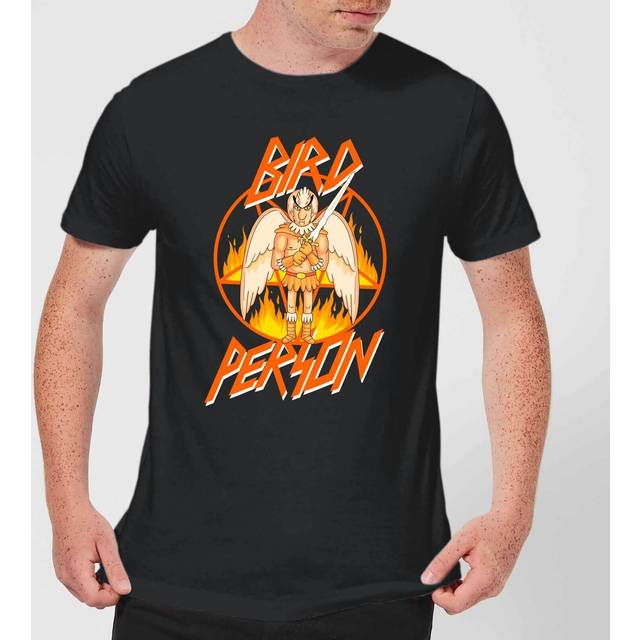 Rick and Morty Bird Person Men's T-Shirt - Black - XL