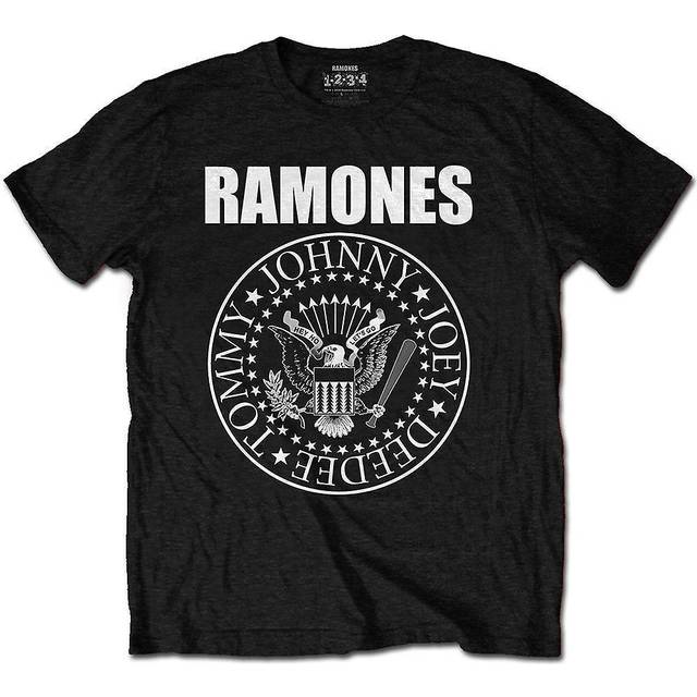 Ramones - Presidential Seal Snow Wash - T-Shirt - black - S - 100% Cotton,Jersey
