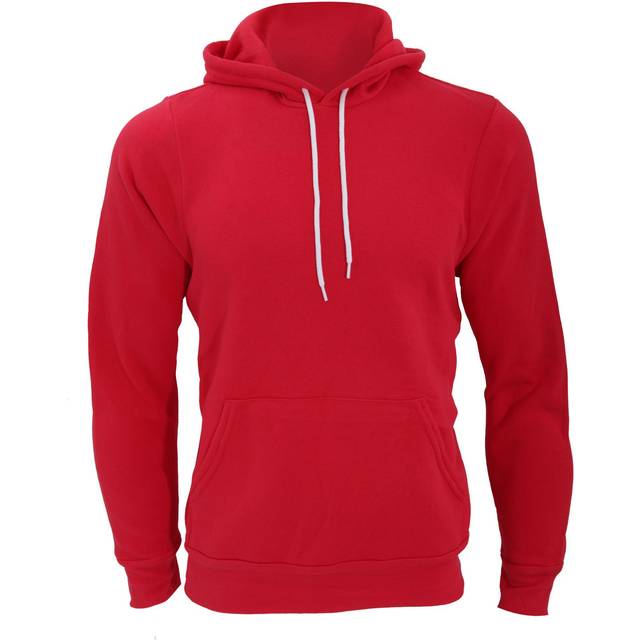 (L, Dark Grey Heather) Canvas Unisex Pullover Hooded Sweatshirt / Hoodie