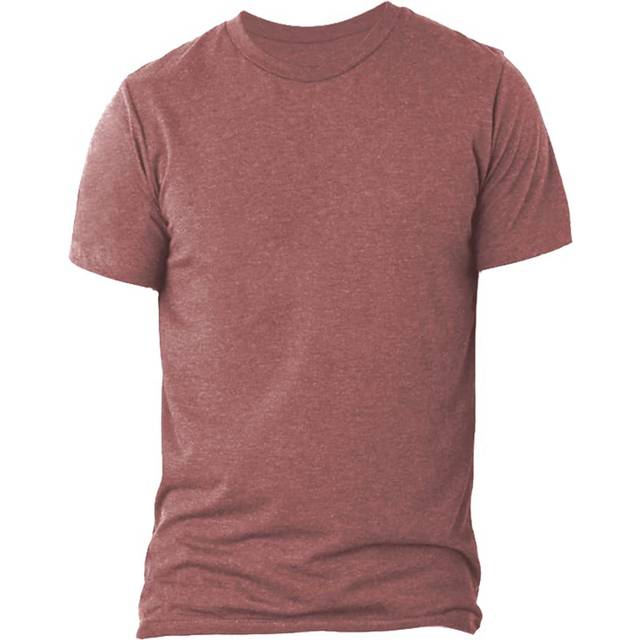 (M, Peach Triblend) Canvas Triblend Crew Neck T-Shirt / Mens Short Sleeve T-Shirt