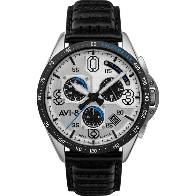 AVI-8 AV-4077-01 P-51 Mustang Chronograph Herrenuhr 43mm 5ATM
