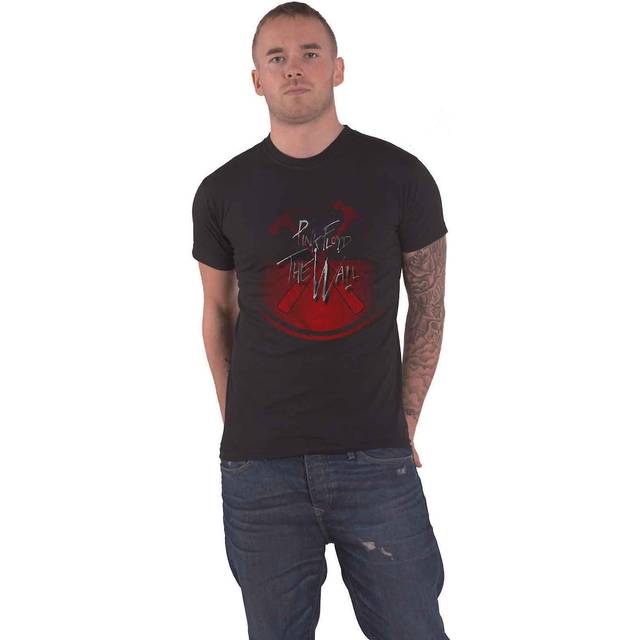 Pink Floyd 'The Wall Hammers' (Grey) Burnout T-Shirt