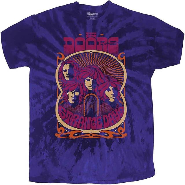 (S, Blue) The Doors Strange Days Tie Dye T Shirt