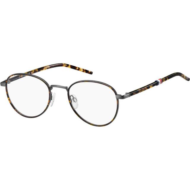 Tommy Hilfiger TH 1687 R80 50 Sköldpaddemönstradeshell Glasögon (Endast Båge) Män