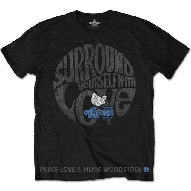 (M, Black) Woodstock Surround Yourself T Shirt