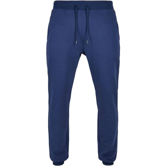 Urban Classics organiska basbyxor träningsbyxor för män, Mörkblått, 3XL