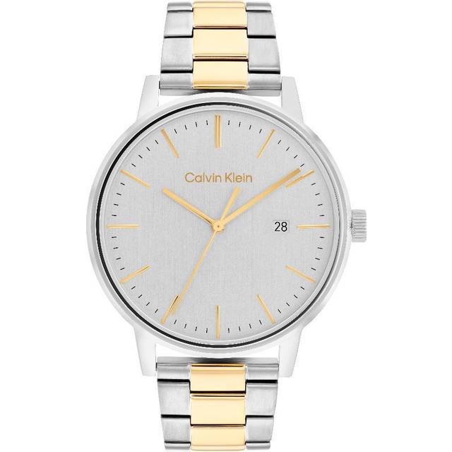 Calvin Klein Linked 25200055 - Herr - 43 mm - Analogt - Quartz - Mineralglas - Grey (20 mm)
