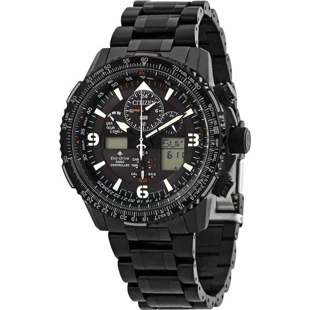 Citizen Promaster JY8085-81E Eco-Drive Radio Controlled Analog Digital 200M Men's Watch black