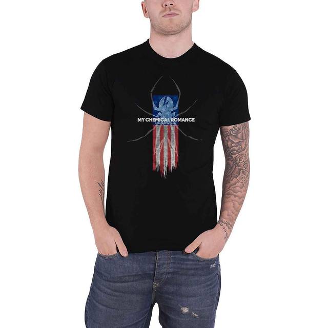 (XXL, Black) My Chemical Romance Spider T Shirt