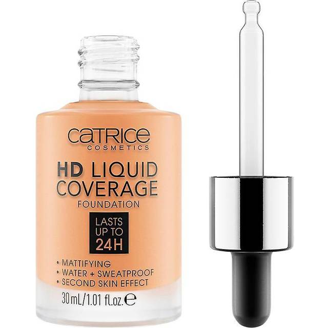 Catrice | HD Liquid Coverage Foundation | High & Natural Coverage | Vegan & Cruelty Free (046 | Camel Beige)