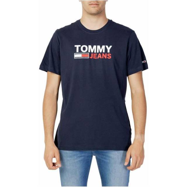 Tommy Hilfiger Herr TJM Reg Corp Logo Tee S/S T-shirts, GRÅ, S