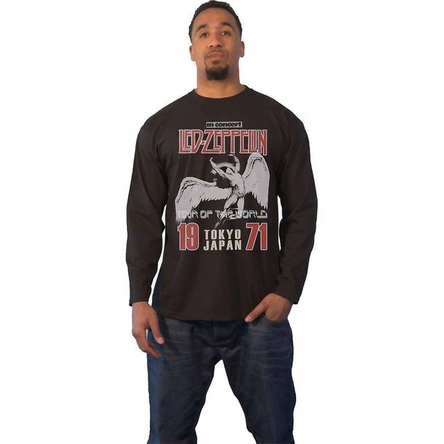 Led zeppelin unisex long sleeved t-shirt: japanese icarus (small)