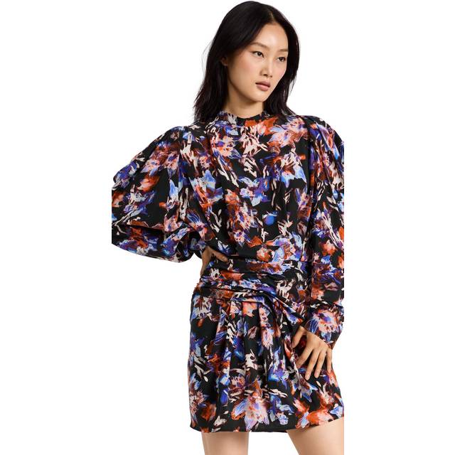 IRO Merera Silk-Blend Mini Dress