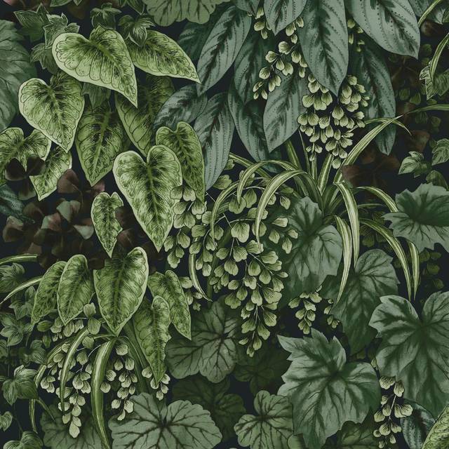 Holden Decor Living Wall Navy Wallpaper - Blue - 53cm x 10.05m