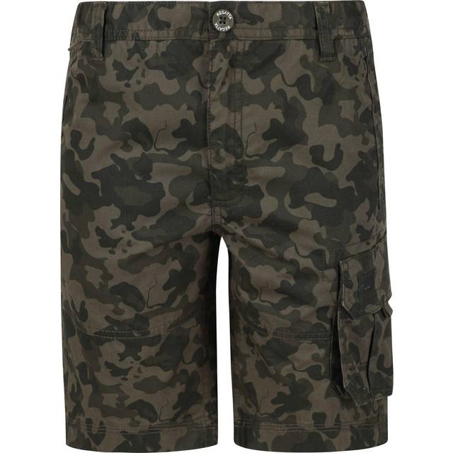 (3-4 Years, Grape Leaf Camo) Regatta Kids Shorewalk Multi Pocket Shorts