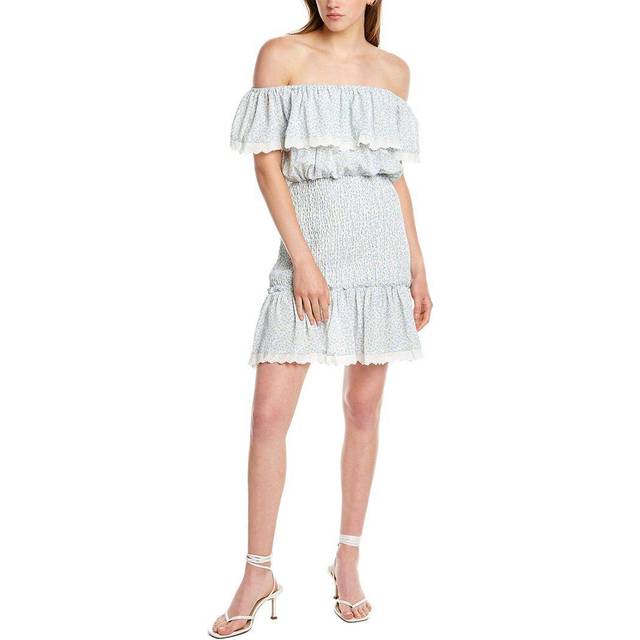 Stellah Smocked Mini Dress
