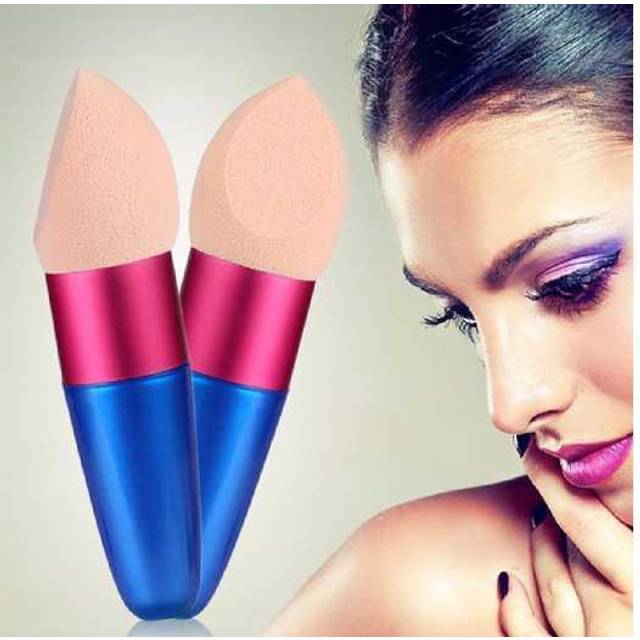 Glamza Powder Puff makeup applikator mixer svamp, 10 cm storlek 1 enheter