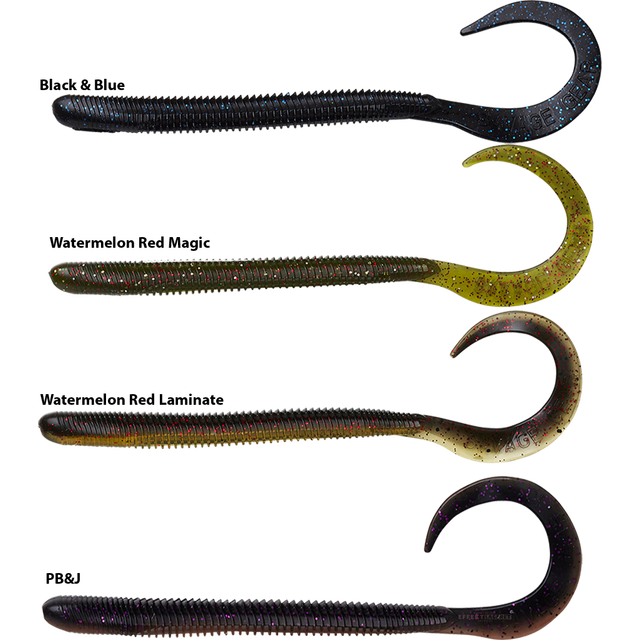 Savage gear gumov nstraha razorback worm sinking watermelon red magic 20 cm 9,5 g