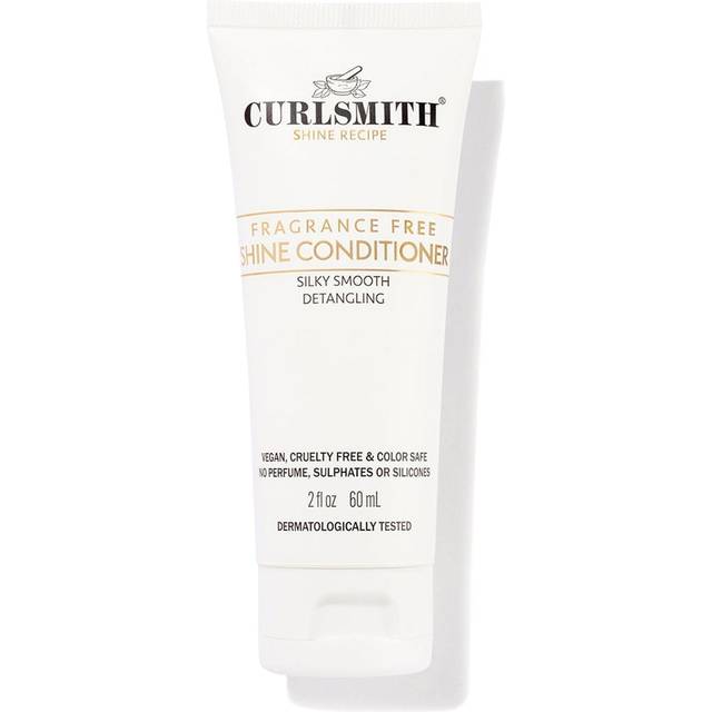 CURLSMITH - Shine Conditioner  Gentle and Moisturising  Sensitive  Fragrance Free for All Curl and Hair Types  Vegan (2 fl oz)