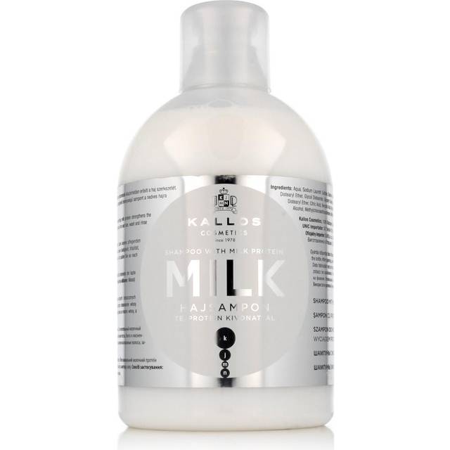 Kallos KJMN Professional Milk Schampo för torrt och skadat hår 1000 ml