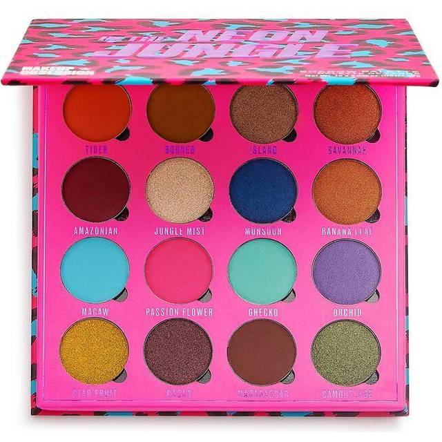 Makeup Obsession London In The Neon Jungle Eyeshadow Palette 16 Shades 20.8g
