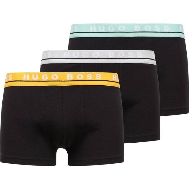 Men's BOSS Orange 3 Pack Mens Power Trunks NOS - Blue - Size: 35/34/32