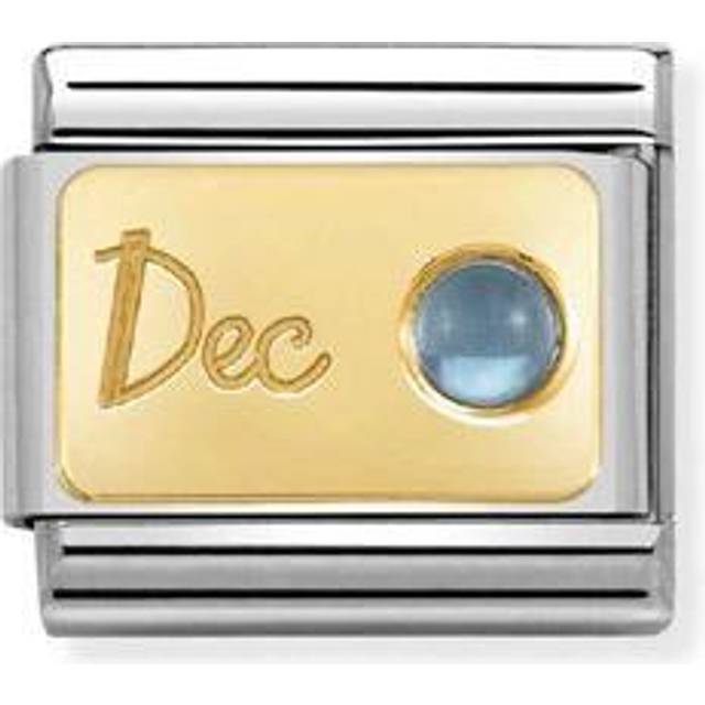 Nomination December Topaz Birthstone Charm - Gold
