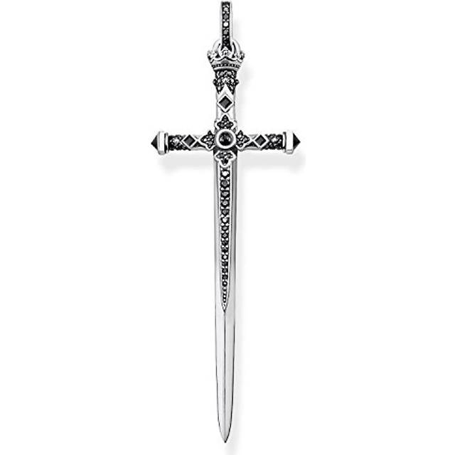 Thomas Sabo Pendant sword black PE817-641-11 - black/silver-coloured - one size