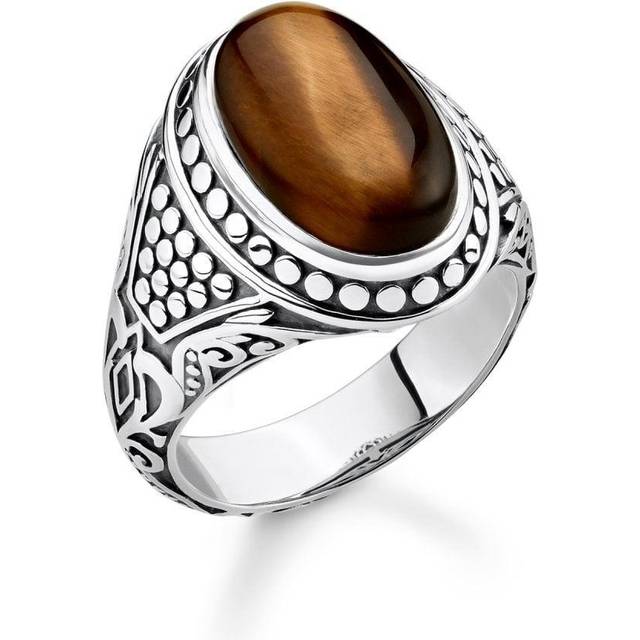 Thomas Sabo Ring brown brown TR2241-826-2-52 - brown/silver-coloured