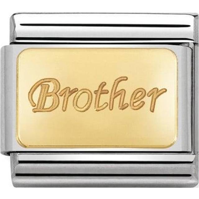 Nomination Classic Gold Brother Friends &amp; Family Charms