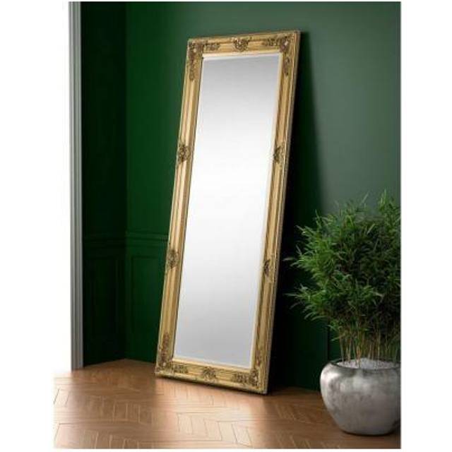 Julian Bowen Palais Gold Lean-to Dress Mirror, Gold