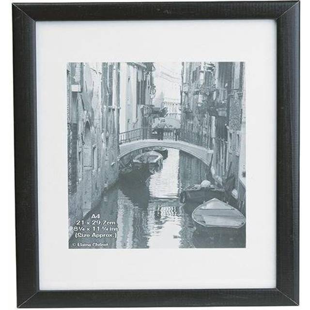 KENTA4GL Certificate Frame Glass Wood Black