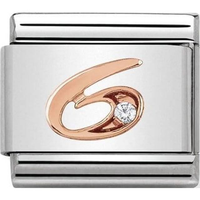 Composable Classic Numbers Zirconia Rose Gold 6 Link 430315/06