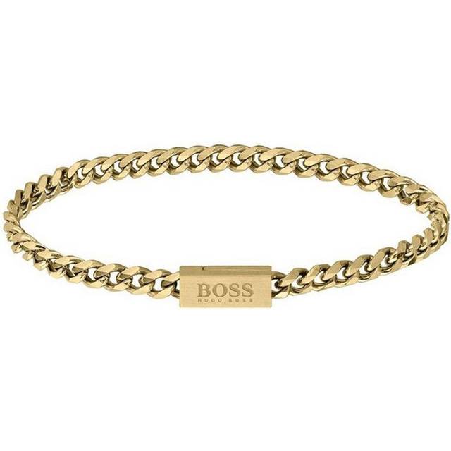 Boss Jewellery  Men&apos;s Gold Plated Chain For Him Bracelet
