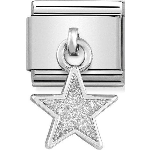 Nomination Classic Silver Glitter Star Fairytale &amp; Fantasy Charms