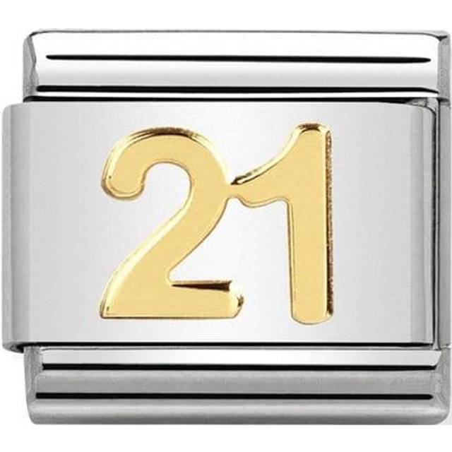 Nomination Classic Gold 21 Number Charms