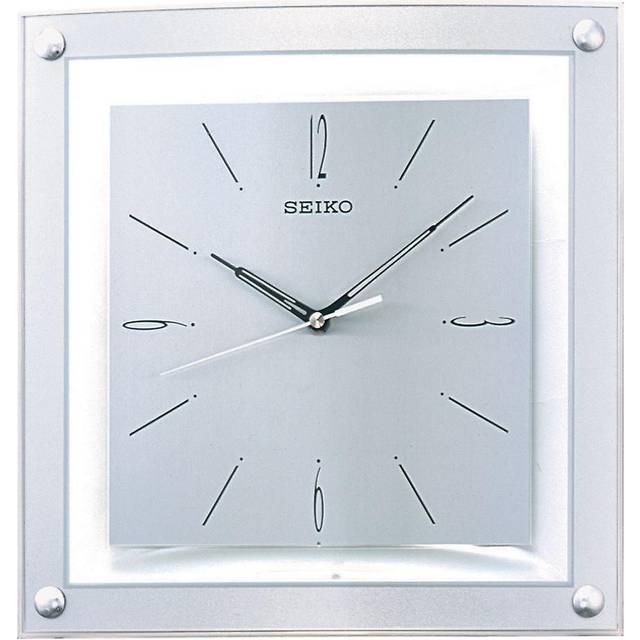 Seiko QXA330S Elegant Wall Clock - Silver