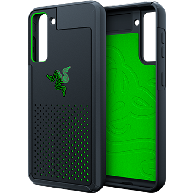 Razer Arctech Pro Black för Samsung Galaxy S21 - skyddsfodral med Thermaphene kylteknik (3 meter fallskydd, antibakteriell) svart