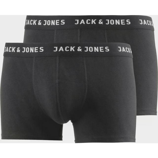 Jack & Jones - boxer- logotyp - herr, Svart/detalj: svart, S