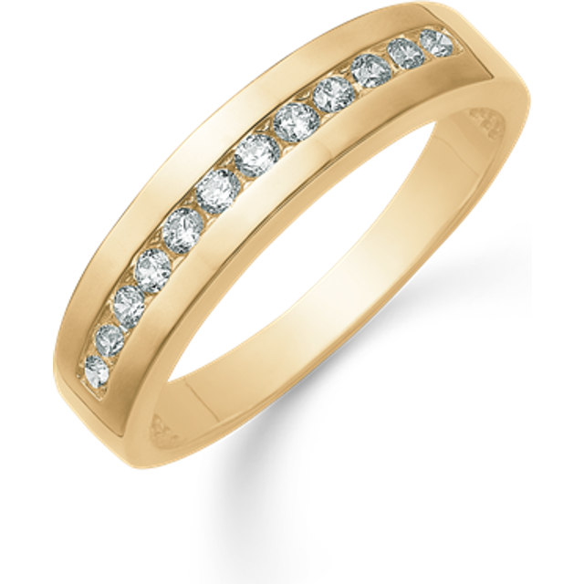 Støvring Design 14 Karat Guld Ring Med Zirconia 72251989