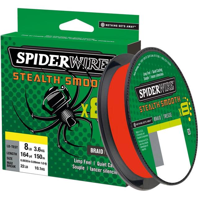 Spiderwire Smooth 8 röd 150 m