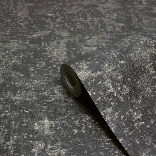 Paoletti Symphony Champagne Textured Vinyl Wallpaper - Gold - 53 x 1050cm