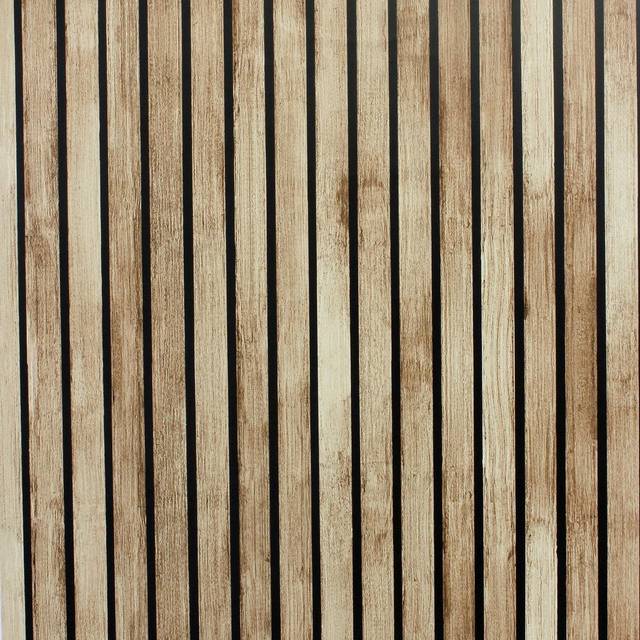 Arthouse Wood Slats Wallpaper &Ndash; Natural - One Colour