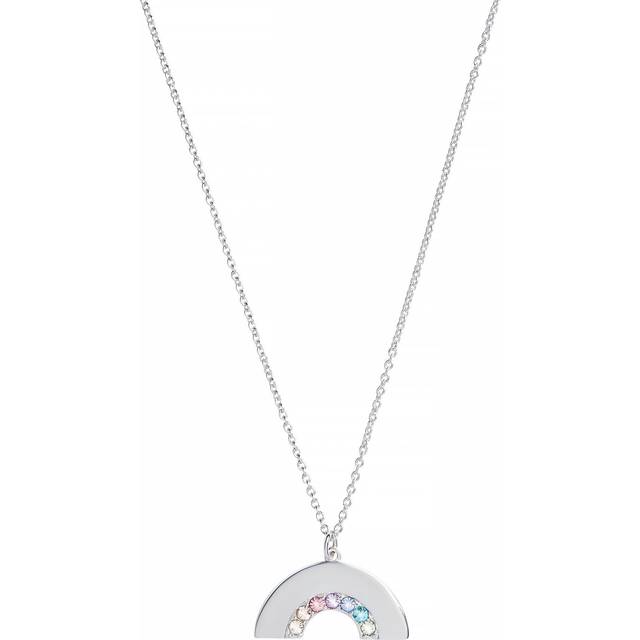 Olivia Burton Rainbow Rose Gold Tone Pendant